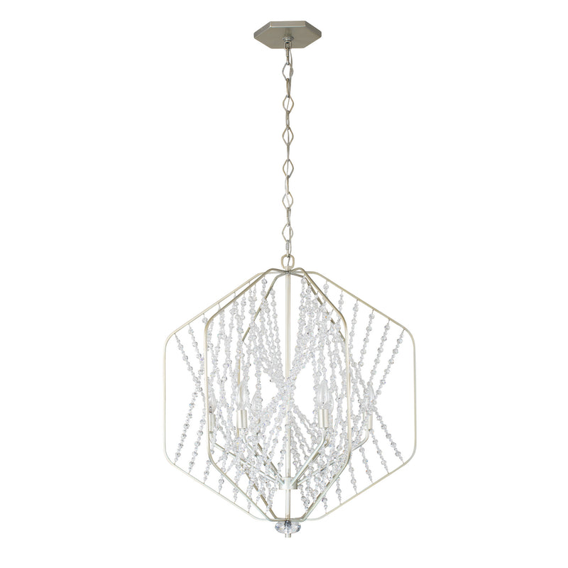 Six Light Pendant<br /><span style="color:#4AB0CE;">Entrega: 4-10 dias en USA</span><br /><span style="color:#4AB0CE;font-size:60%;">PREGUNTE POR ENTREGA EN PANAMA</span><br />Collection: Chelsea<br />Finish: Silverado