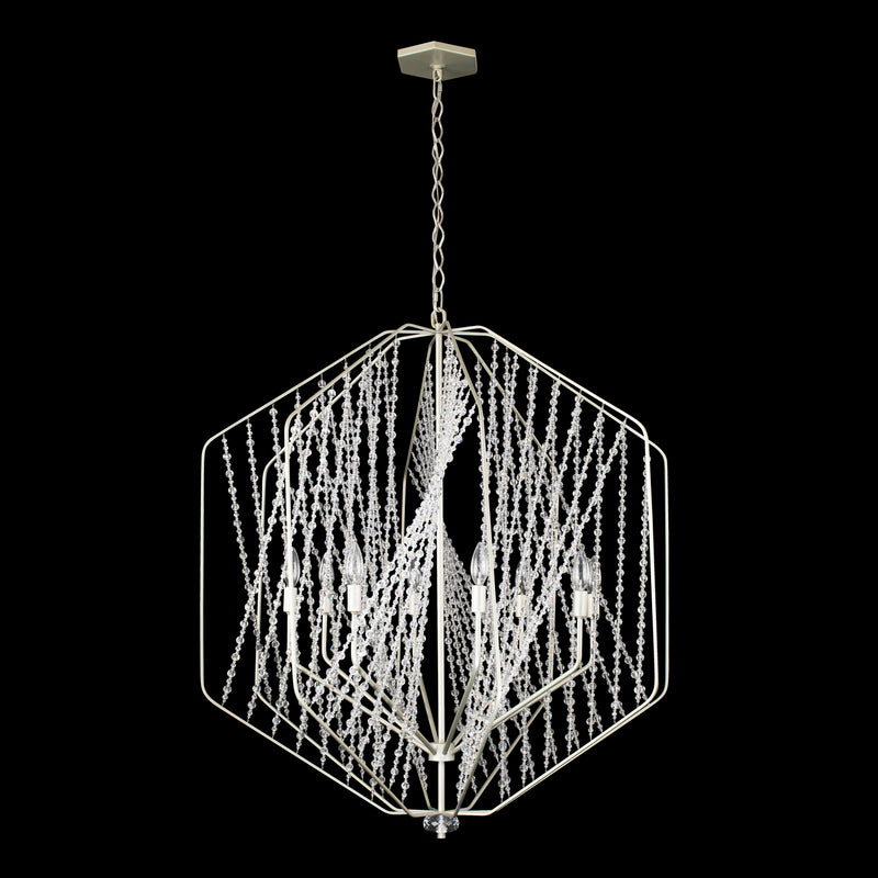 Six Light Pendant<br /><span style="color:#4AB0CE;">Entrega: 4-10 dias en USA</span><br /><span style="color:#4AB0CE;font-size:60%;">PREGUNTE POR ENTREGA EN PANAMA</span><br />Collection: Chelsea<br />Finish: Silverado