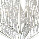 Varaluz - 321P08SO - Eight Light Pendant - Chelsea - Silverado