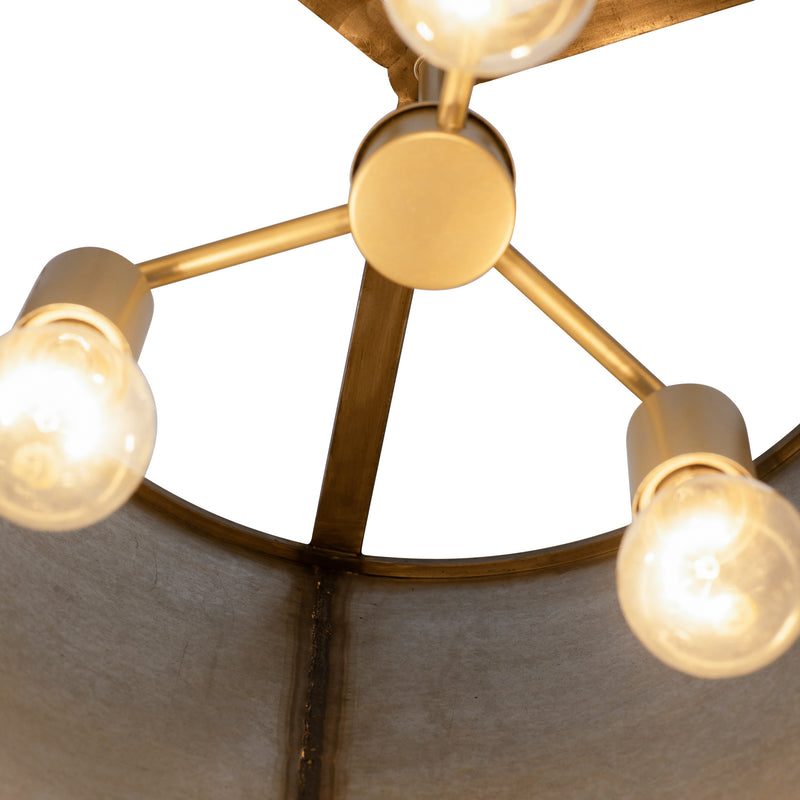 Three Light Pendant<br /><span style="color:#4AB0CE;">Entrega: 0-1 semanas en USA</span><br /><span style="color:#4AB0CE;font-size:60%;">PREGUNTE POR ENTREGA EN PANAMA</span><br />Collection: Cannery<br />Finish: Ombre Galvanized