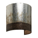One Light Wall Sconce<br /><span style="color:#4AB0CE;">Entrega: 4-10 dias en USA</span><br /><span style="color:#4AB0CE;font-size:60%;">PREGUNTE POR ENTREGA EN PANAMA</span><br />Collection: Cannery<br />Finish: Ombre Galvanized
