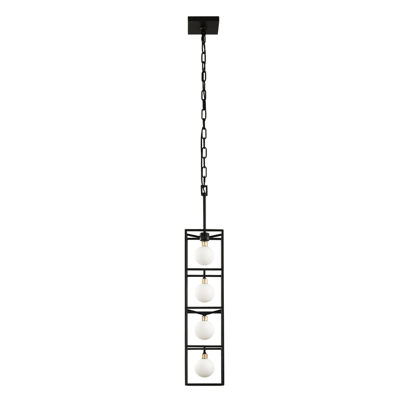 Three Light Foyer Pendant<br /><span style="color:#4AB0CE;">Entrega: 4-10 dias en USA</span><br /><span style="color:#4AB0CE;font-size:60%;">PREGUNTE POR ENTREGA EN PANAMA</span><br />Collection: Plaza<br />Finish: Carbon/Havana Gold