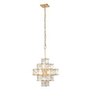 Six Light Chandelier<br /><span style="color:#4AB0CE;">Entrega: 4-10 dias en USA</span><br /><span style="color:#4AB0CE;font-size:60%;">PREGUNTE POR ENTREGA EN PANAMA</span><br />Collection: Cubic<br />Finish: Calypso Gold
