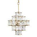 Six Light Chandelier<br /><span style="color:#4AB0CE;">Entrega: 4-10 dias en USA</span><br /><span style="color:#4AB0CE;font-size:60%;">PREGUNTE POR ENTREGA EN PANAMA</span><br />Collection: Cubic<br />Finish: Calypso Gold