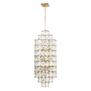 14 Light Foyer Pendant<br /><span style="color:#4AB0CE;">Entrega: 4-10 dias en USA</span><br /><span style="color:#4AB0CE;font-size:60%;">PREGUNTE POR ENTREGA EN PANAMA</span><br />Collection: Cubic<br />Finish: Calypso Gold