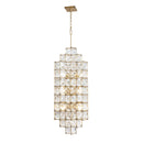14 Light Foyer Pendant<br /><span style="color:#4AB0CE;">Entrega: 4-10 dias en USA</span><br /><span style="color:#4AB0CE;font-size:60%;">PREGUNTE POR ENTREGA EN PANAMA</span><br />Collection: Cubic<br />Finish: Calypso Gold