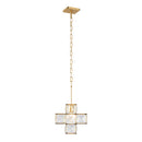One Light Pendant<br /><span style="color:#4AB0CE;">Entrega: 4-10 dias en USA</span><br /><span style="color:#4AB0CE;font-size:60%;">PREGUNTE POR ENTREGA EN PANAMA</span><br />Collection: Cubic<br />Finish: Calypso Gold