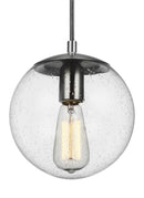 One Light Pendant<br /><span style="color:#4AB0CE;">Entrega: 4-10 dias en USA</span><br /><span style="color:#4AB0CE;font-size:60%;">PREGUNTE POR ENTREGA EN PANAMA</span><br />Collection: Leo-Hanging Globe<br />Finish: Satin Aluminum