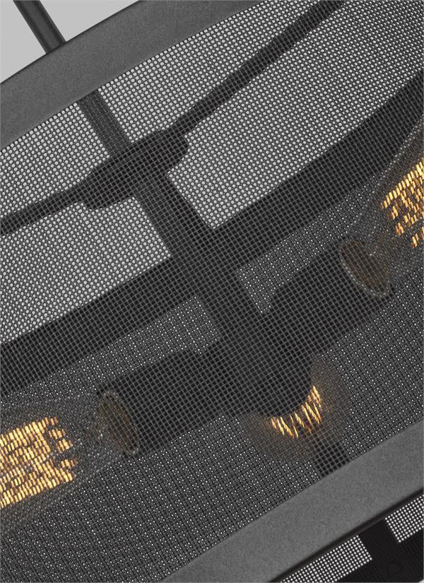 Visual Comfort Studio - 6528503EN7-12 - Three Light Pendant - Gereon - Black