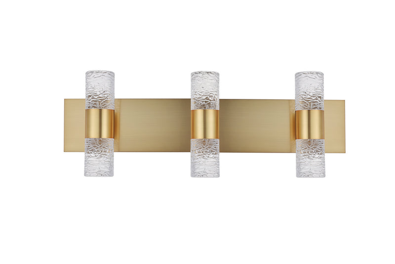 LED Wall Sconce<br /><span style="color:#4AB0CE;">Entrega: 4-10 dias en USA</span><br /><span style="color:#4AB0CE;font-size:60%;">PREGUNTE POR ENTREGA EN PANAMA</span><br />Collection: Vega<br />Finish: Gold