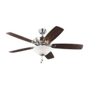 52" Ceiling Fan<br /><span style="color:#4AB0CE;">Entrega: 4-10 dias en USA</span><br /><span style="color:#4AB0CE;font-size:60%;">PREGUNTE POR ENTREGA EN PANAMA</span><br />Collection: Colony<br />Finish: Brushed Steel