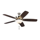 60" Ceiling Fan<br /><span style="color:#4AB0CE;">Entrega: 4-10 dias en USA</span><br /><span style="color:#4AB0CE;font-size:60%;">PREGUNTE POR ENTREGA EN PANAMA</span><br />Collection: Colony<br />Finish: Brushed Steel