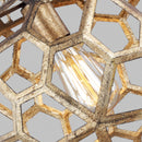 One Light Pendant<br /><span style="color:#4AB0CE;">Entrega: 4-10 dias en USA</span><br /><span style="color:#4AB0CE;font-size:60%;">PREGUNTE POR ENTREGA EN PANAMA</span><br />Collection: Feccetta<br />Finish: Antique Gild