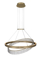 Allegri - 036356-039-FR001 - LED Pendant - Saturno - Brushed Brass