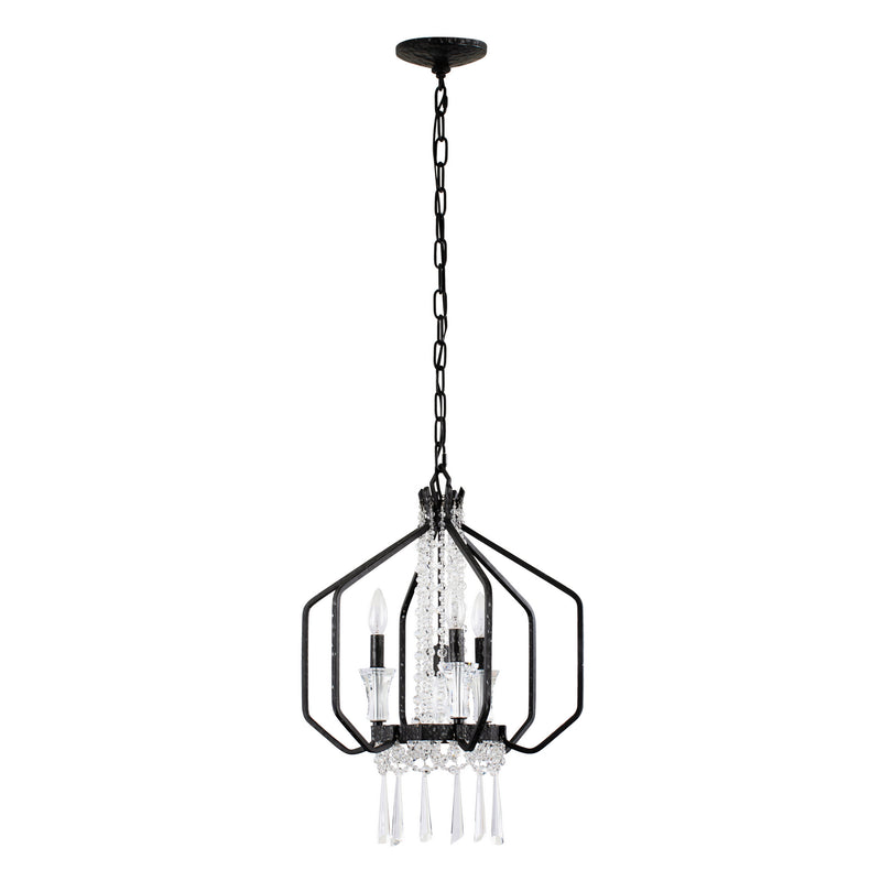 Four Light Pendant<br /><span style="color:#4AB0CE;">Entrega: 4-10 dias en USA</span><br /><span style="color:#4AB0CE;font-size:60%;">PREGUNTE POR ENTREGA EN PANAMA</span><br />Collection: Barcelona<br />Finish: Onyx