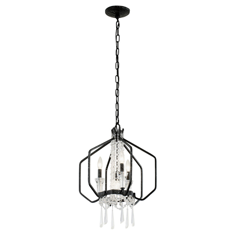 Four Light Pendant<br /><span style="color:#4AB0CE;">Entrega: 4-10 dias en USA</span><br /><span style="color:#4AB0CE;font-size:60%;">PREGUNTE POR ENTREGA EN PANAMA</span><br />Collection: Barcelona<br />Finish: Onyx