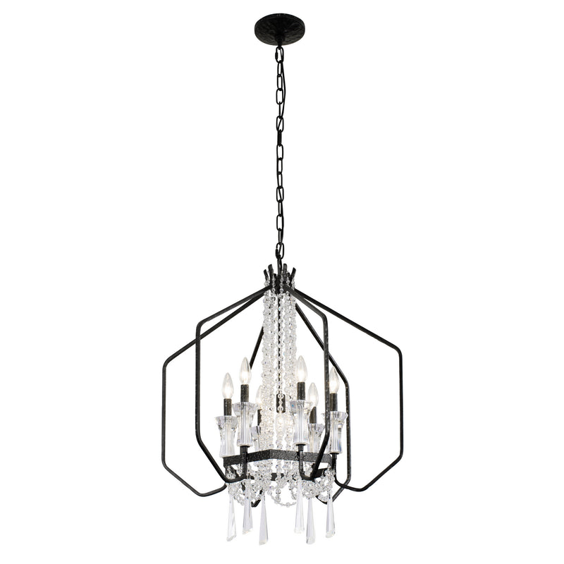 Seven Light Pendant<br /><span style="color:#4AB0CE;">Entrega: 4-10 dias en USA</span><br /><span style="color:#4AB0CE;font-size:60%;">PREGUNTE POR ENTREGA EN PANAMA</span><br />Collection: Barcelona<br />Finish: Onyx