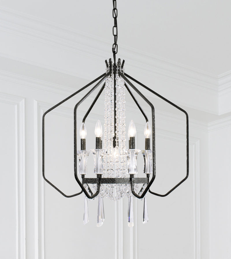 Seven Light Pendant<br /><span style="color:#4AB0CE;">Entrega: 4-10 dias en USA</span><br /><span style="color:#4AB0CE;font-size:60%;">PREGUNTE POR ENTREGA EN PANAMA</span><br />Collection: Barcelona<br />Finish: Onyx