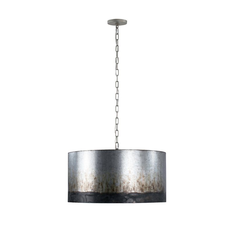 Four Light Pendant<br /><span style="color:#4AB0CE;">Entrega: 1-2 semanas en USA</span><br /><span style="color:#4AB0CE;font-size:60%;">PREGUNTE POR ENTREGA EN PANAMA</span><br />Collection: Cannery<br />Finish: Ombre Galvanized