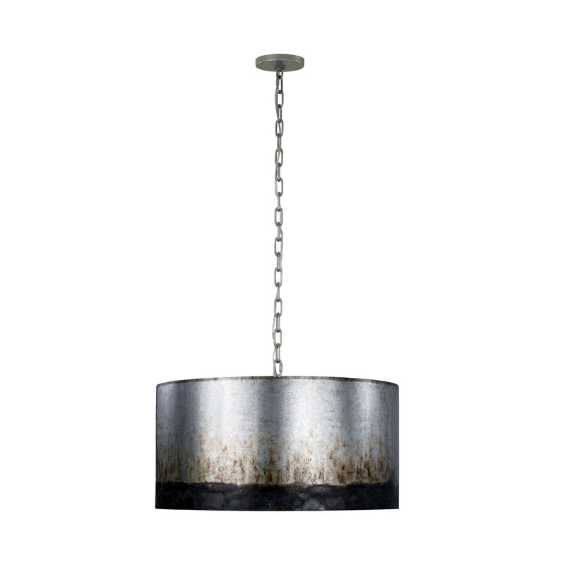 Four Light Pendant<br /><span style="color:#4AB0CE;">Entrega: 1-2 semanas en USA</span><br /><span style="color:#4AB0CE;font-size:60%;">PREGUNTE POR ENTREGA EN PANAMA</span><br />Collection: Cannery<br />Finish: Ombre Galvanized