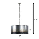 Four Light Pendant<br /><span style="color:#4AB0CE;">Entrega: 4-10 dias en USA</span><br /><span style="color:#4AB0CE;font-size:60%;">PREGUNTE POR ENTREGA EN PANAMA</span><br />Collection: Cannery<br />Finish: Ombre Galvanized