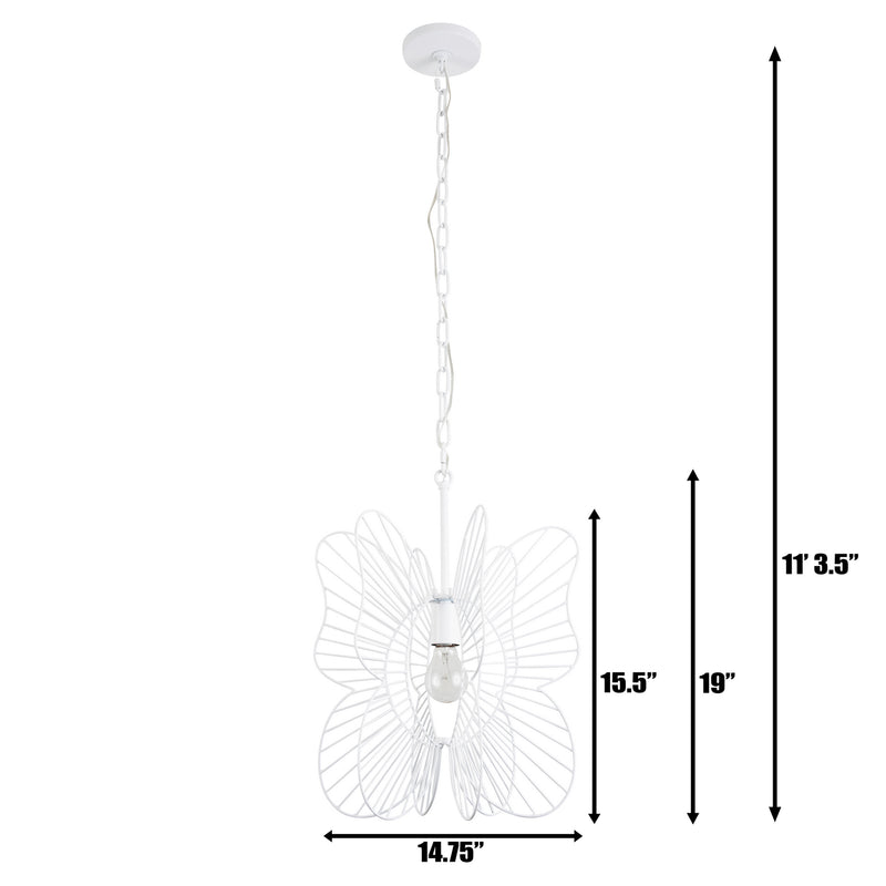 Varaluz - 330P01WH - One Light Mini Pendant - Monarch - White