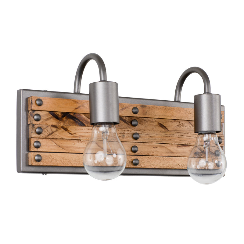 Two Light Bath<br /><span style="color:#4AB0CE;">Entrega: 7-8 semanas en USA</span><br /><span style="color:#4AB0CE;font-size:60%;">PREGUNTE POR ENTREGA EN PANAMA</span><br />Collection: Ella Jane<br />Finish: New Bronze