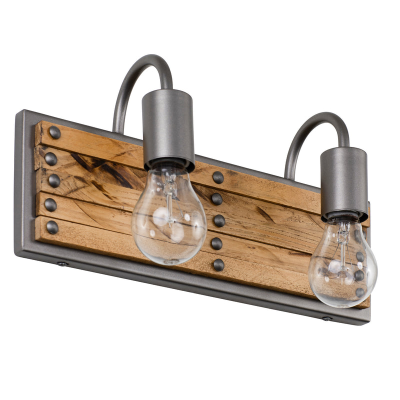 Two Light Bath<br /><span style="color:#4AB0CE;">Entrega: 7-8 semanas en USA</span><br /><span style="color:#4AB0CE;font-size:60%;">PREGUNTE POR ENTREGA EN PANAMA</span><br />Collection: Ella Jane<br />Finish: New Bronze
