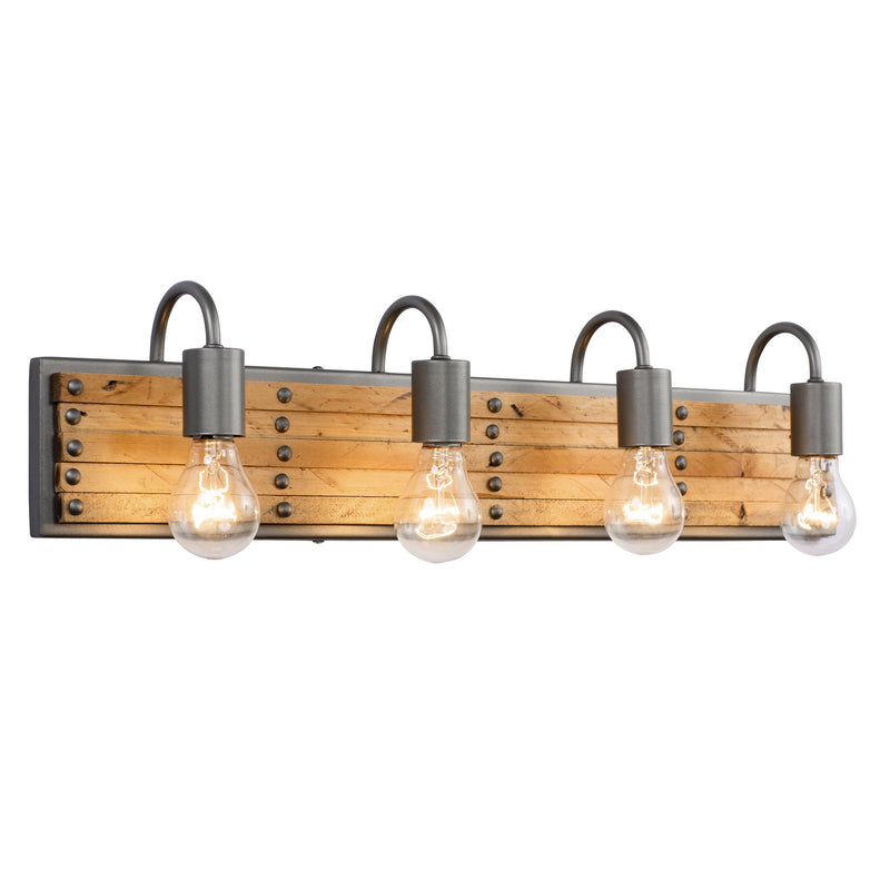 Four Light Bath<br /><span style="color:#4AB0CE;">Entrega: 4-10 dias en USA</span><br /><span style="color:#4AB0CE;font-size:60%;">PREGUNTE POR ENTREGA EN PANAMA</span><br />Collection: Ella Jane<br />Finish: New Bronze