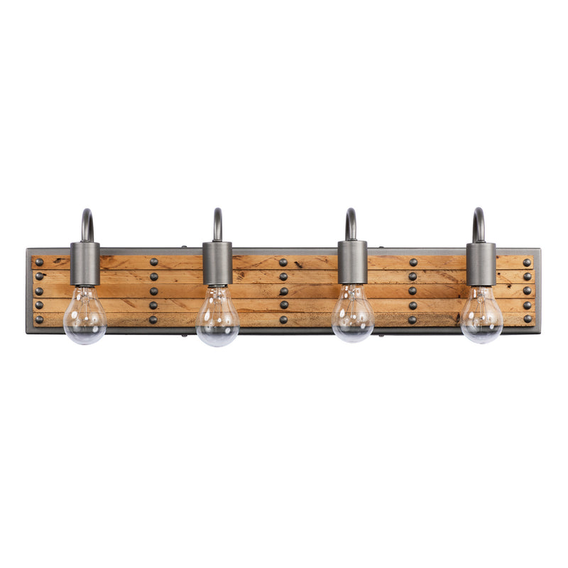 Four Light Bath<br /><span style="color:#4AB0CE;">Entrega: 4-10 dias en USA</span><br /><span style="color:#4AB0CE;font-size:60%;">PREGUNTE POR ENTREGA EN PANAMA</span><br />Collection: Ella Jane<br />Finish: New Bronze