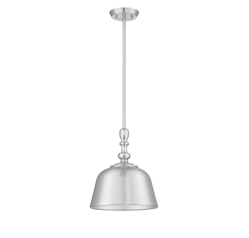 One Light Pendant<br /><span style="color:#4AB0CE;">Entrega: 2-3 semanas en USA</span><br /><span style="color:#4AB0CE;font-size:60%;">PREGUNTE POR ENTREGA EN PANAMA</span><br />Collection: Berg<br />Finish: Satin Nickel