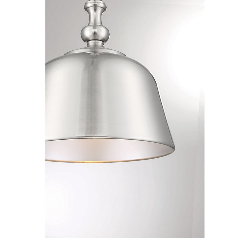 Savoy House - 7-3751-1-SN - One Light Pendant - Berg - Satin Nickel