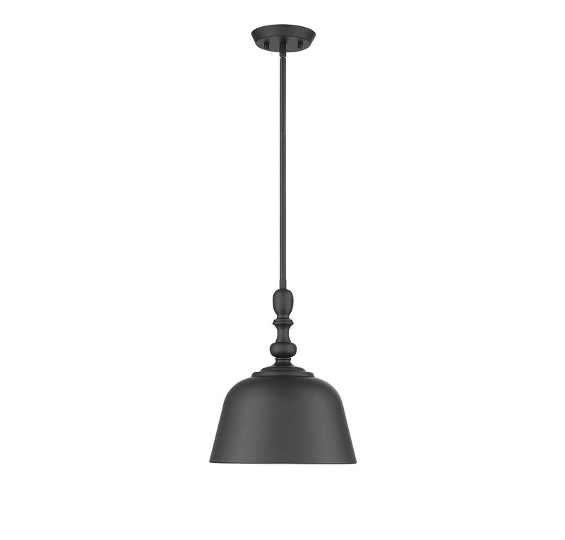 One Light Pendant<br /><span style="color:#4AB0CE;">Entrega: 4-10 dias en USA</span><br /><span style="color:#4AB0CE;font-size:60%;">PREGUNTE POR ENTREGA EN PANAMA</span><br />Collection: Berg<br />Finish: Matte Black