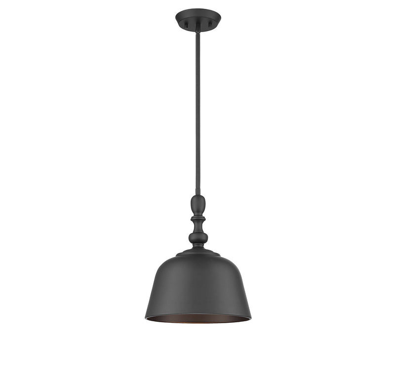 One Light Pendant<br /><span style="color:#4AB0CE;">Entrega: 4-10 dias en USA</span><br /><span style="color:#4AB0CE;font-size:60%;">PREGUNTE POR ENTREGA EN PANAMA</span><br />Collection: Berg<br />Finish: Matte Black