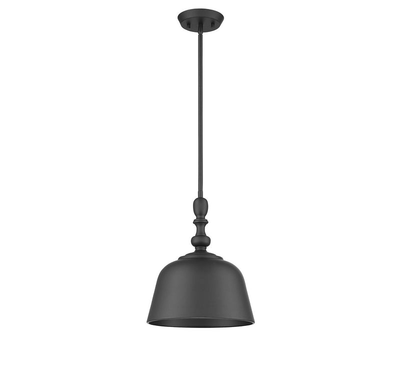 One Light Pendant<br /><span style="color:#4AB0CE;">Entrega: 4-10 dias en USA</span><br /><span style="color:#4AB0CE;font-size:60%;">PREGUNTE POR ENTREGA EN PANAMA</span><br />Collection: Berg<br />Finish: Matte Black