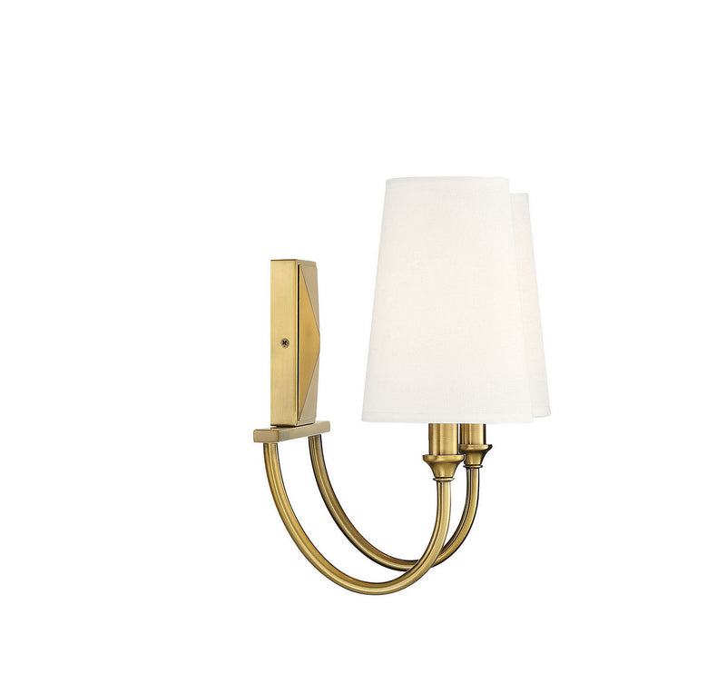 Savoy House - 8-2542-2-322 - Two Light Bath Bar - Cameron - Warm Brass