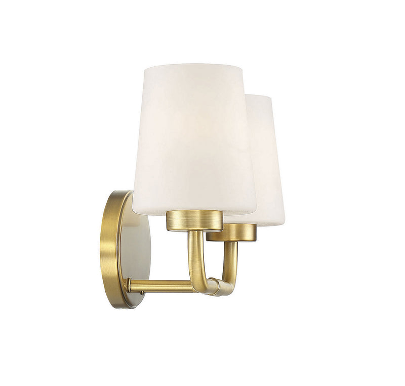 Savoy House - 8-4090-2-322 - Two Light Bath Bar - Capra - Warm Brass