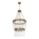 14 Light Chandelier<br /><span style="color:#4AB0CE;">Entrega: 4-10 dias en USA</span><br /><span style="color:#4AB0CE;font-size:60%;">PREGUNTE POR ENTREGA EN PANAMA</span><br />Collection: Matrix<br />Finish: Havana Gold