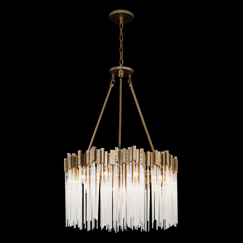 Ten Light Pendant<br /><span style="color:#4AB0CE;">Entrega: 12-13 semanas en USA</span><br /><span style="color:#4AB0CE;font-size:60%;">PREGUNTE POR ENTREGA EN PANAMA</span><br />Collection: Matrix<br />Finish: Havana Gold