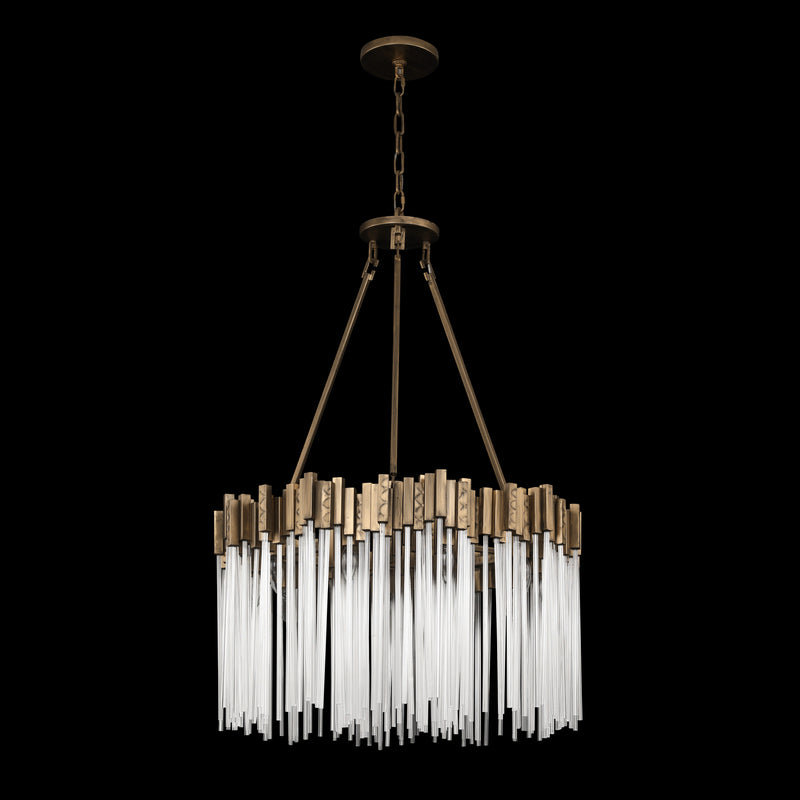 Ten Light Pendant<br /><span style="color:#4AB0CE;">Entrega: 12-13 semanas en USA</span><br /><span style="color:#4AB0CE;font-size:60%;">PREGUNTE POR ENTREGA EN PANAMA</span><br />Collection: Matrix<br />Finish: Havana Gold