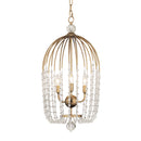 Three Light Pendant<br /><span style="color:#4AB0CE;">Entrega: 4-10 dias en USA</span><br /><span style="color:#4AB0CE;font-size:60%;">PREGUNTE POR ENTREGA EN PANAMA</span><br />Collection: Voliere<br />Finish: Havana Gold