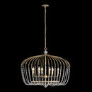Six Light Pendant<br /><span style="color:#4AB0CE;">Entrega: 4-10 dias en USA</span><br /><span style="color:#4AB0CE;font-size:60%;">PREGUNTE POR ENTREGA EN PANAMA</span><br />Collection: Voliere<br />Finish: Havana Gold