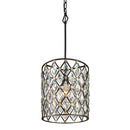 One Light Pendant<br /><span style="color:#4AB0CE;">Entrega: 4-10 dias en USA</span><br /><span style="color:#4AB0CE;font-size:60%;">PREGUNTE POR ENTREGA EN PANAMA</span><br />Collection: Windsor<br />Finish: Carbon/Havana Gold