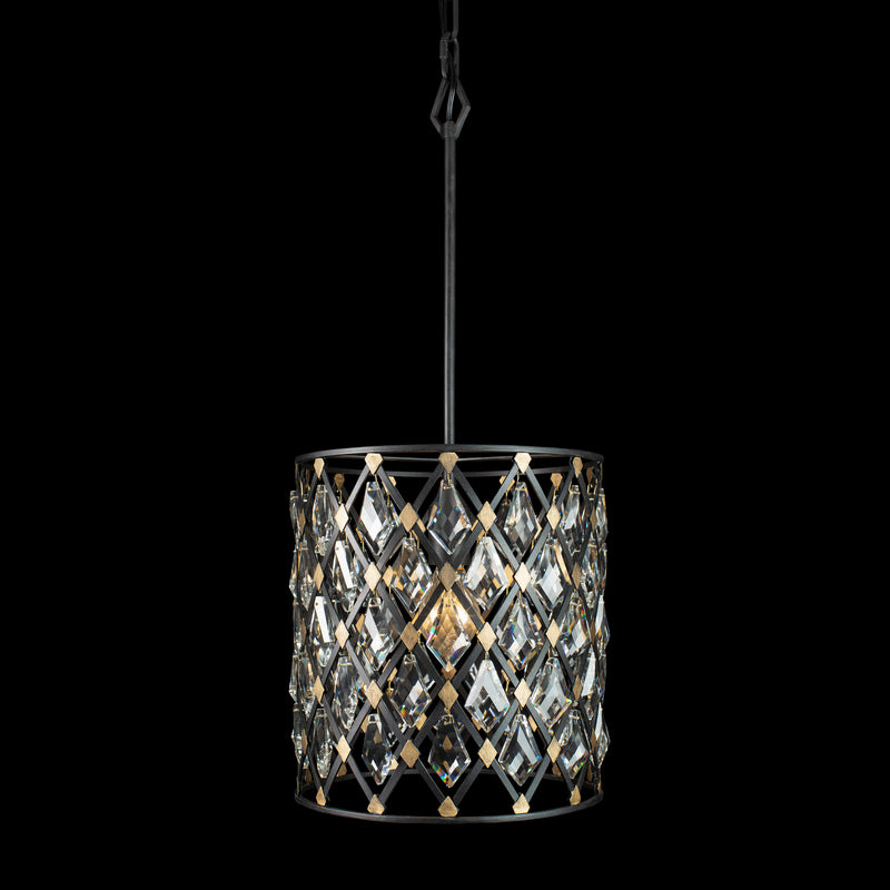 One Light Pendant<br /><span style="color:#4AB0CE;">Entrega: 4-10 dias en USA</span><br /><span style="color:#4AB0CE;font-size:60%;">PREGUNTE POR ENTREGA EN PANAMA</span><br />Collection: Windsor<br />Finish: Carbon/Havana Gold