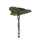 Six Light Chandelier<br /><span style="color:#4AB0CE;">Entrega: 4-10 dias en USA</span><br /><span style="color:#4AB0CE;font-size:60%;">PREGUNTE POR ENTREGA EN PANAMA</span><br />Collection: Banana Leaf<br />Finish: Banana Leaf