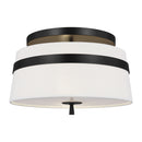 Three Light Semi-Flush Mount<br /><span style="color:#4AB0CE;">Entrega: 4-10 dias en USA</span><br /><span style="color:#4AB0CE;font-size:60%;">PREGUNTE POR ENTREGA EN PANAMA</span><br />Collection: Cordtlandt<br />Finish: Aged Iron