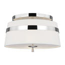Three Light Semi-Flush Mount<br /><span style="color:#4AB0CE;">Entrega: 4-10 dias en USA</span><br /><span style="color:#4AB0CE;font-size:60%;">PREGUNTE POR ENTREGA EN PANAMA</span><br />Collection: Cordtlandt<br />Finish: Polished Nickel