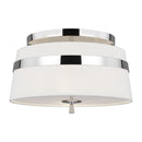 Three Light Semi-Flush Mount<br /><span style="color:#4AB0CE;">Entrega: 4-10 dias en USA</span><br /><span style="color:#4AB0CE;font-size:60%;">PREGUNTE POR ENTREGA EN PANAMA</span><br />Collection: Cordtlandt<br />Finish: Polished Nickel
