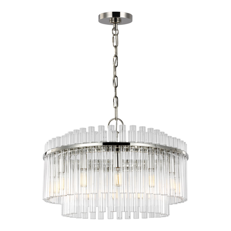 12 Light Chandelier<br /><span style="color:#4AB0CE;">Entrega: 4-5 semanas en USA</span><br /><span style="color:#4AB0CE;font-size:60%;">PREGUNTE POR ENTREGA EN PANAMA</span><br />Collection: Beckett<br />Finish: Polished Nickel