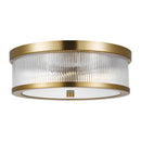 Two Light Flush Mount<br /><span style="color:#4AB0CE;">Entrega: 4-10 dias en USA</span><br /><span style="color:#4AB0CE;font-size:60%;">PREGUNTE POR ENTREGA EN PANAMA</span><br />Collection: Geneva<br />Finish: Burnished Brass